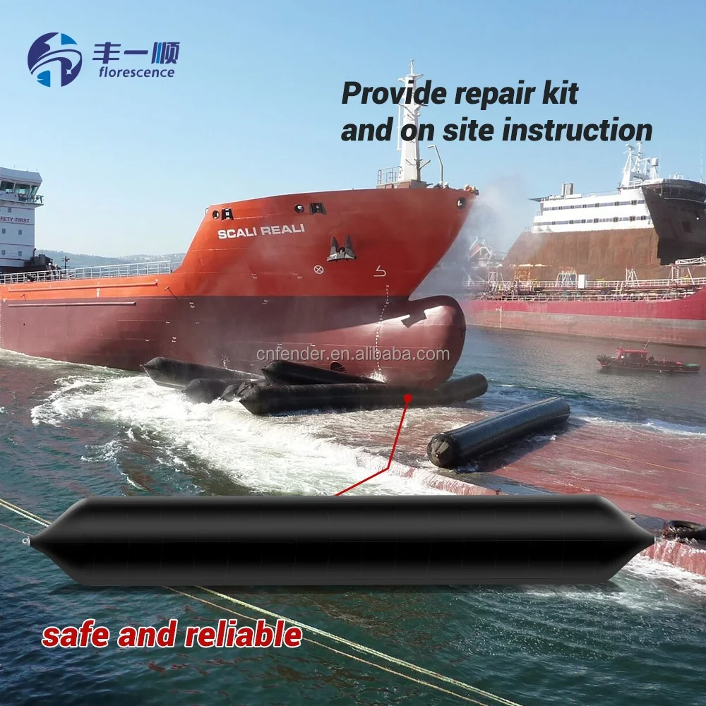 Slipway Balloon Docking Rubber Ship Launching Marine Airbag Marine Airbags for Boat