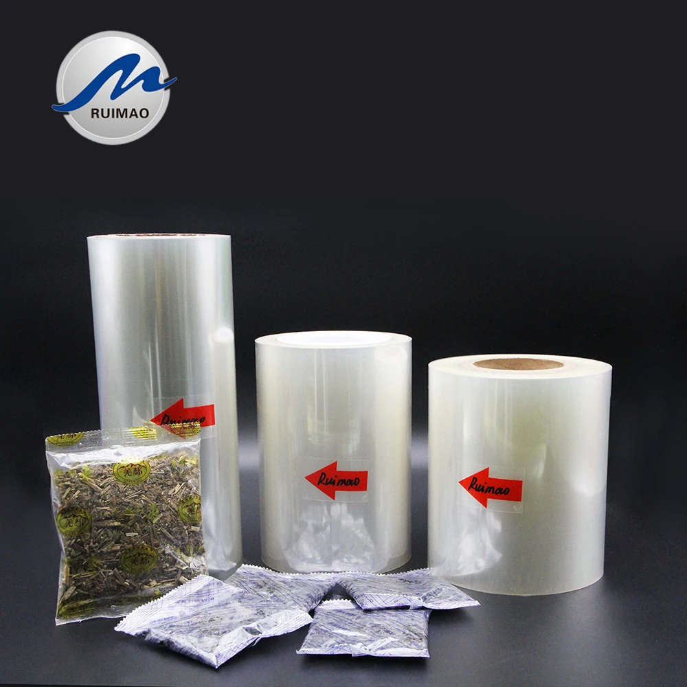 Transparent Plastic PLA PE PET CPP Film Bag Rolls for Flexible Snacks Candy Printed Food Packaging Roll