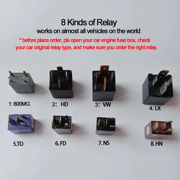 Car ACC Relay Immobilizer Remote Control Key Arm Disarm Automatic Spy Smart Car Alarm Remote Relay