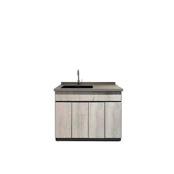 Wholesale High Quality Natural Slate And Aluminum Simple Series Courtyard Sink Cabinet From China