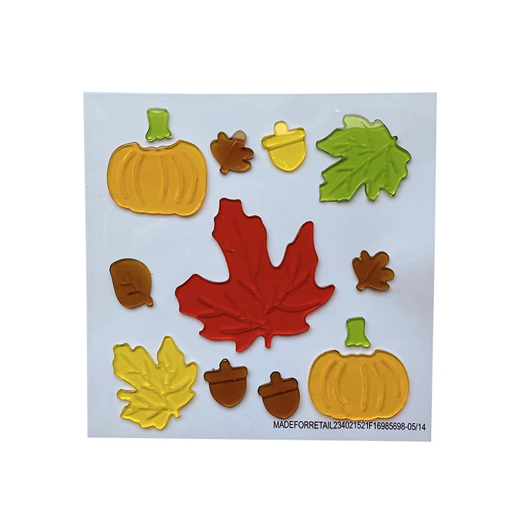 Tpr Sticker Hot Sales Gel Cling Sticker Kids Diy Cartoon Tpr No Glue Removable ...