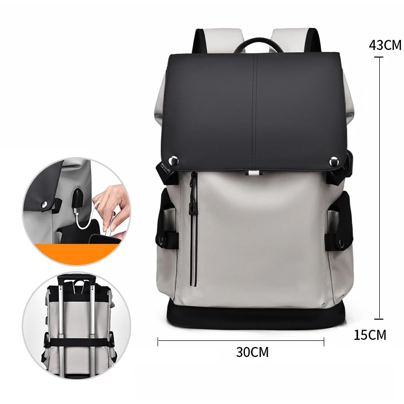 Multi-functional Laptop Backpack Waterproof Tech Large Capacity Backpack with Laptop Compartment