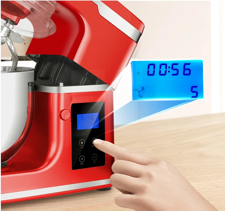 Weighing Function Timing Automatic Stop Food Mixer Home Dough Mixer Machine Kitchen Appliances Electric Stand Mixer