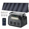 Black + 500w solar panels