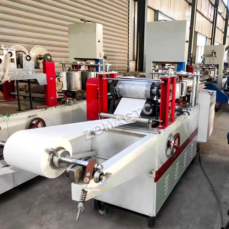 Fully Automatic Napkin Paper Embossing Press Folding Cutting Printing