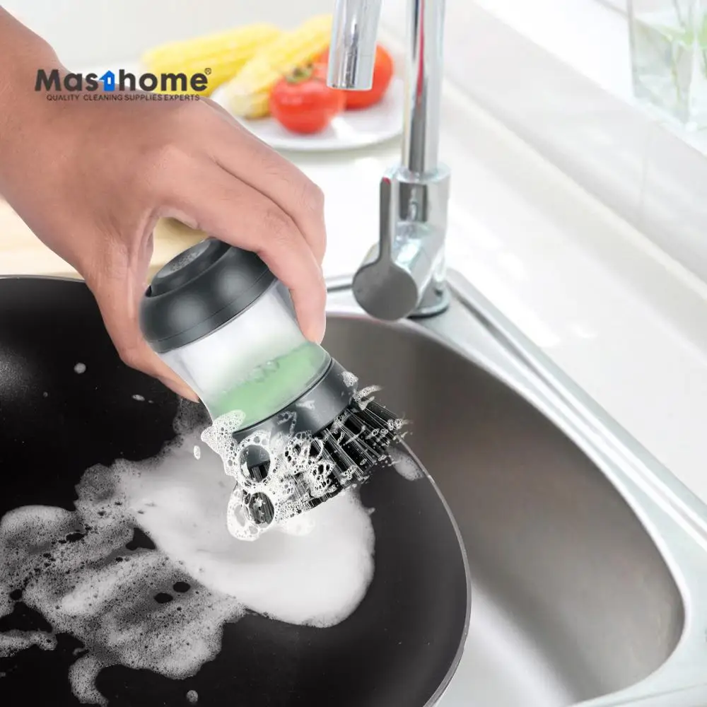 Masthome Hot Product Kitchen Cleaning Vegetable Scrubber Dishwashing Dish Pot Brush