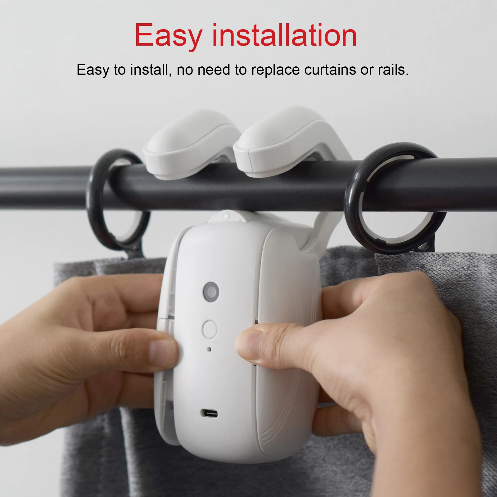 Tuya No External Power Required Smart Curtain Driver for Home Bedroom Hotel Easy Carry Curtain Robot