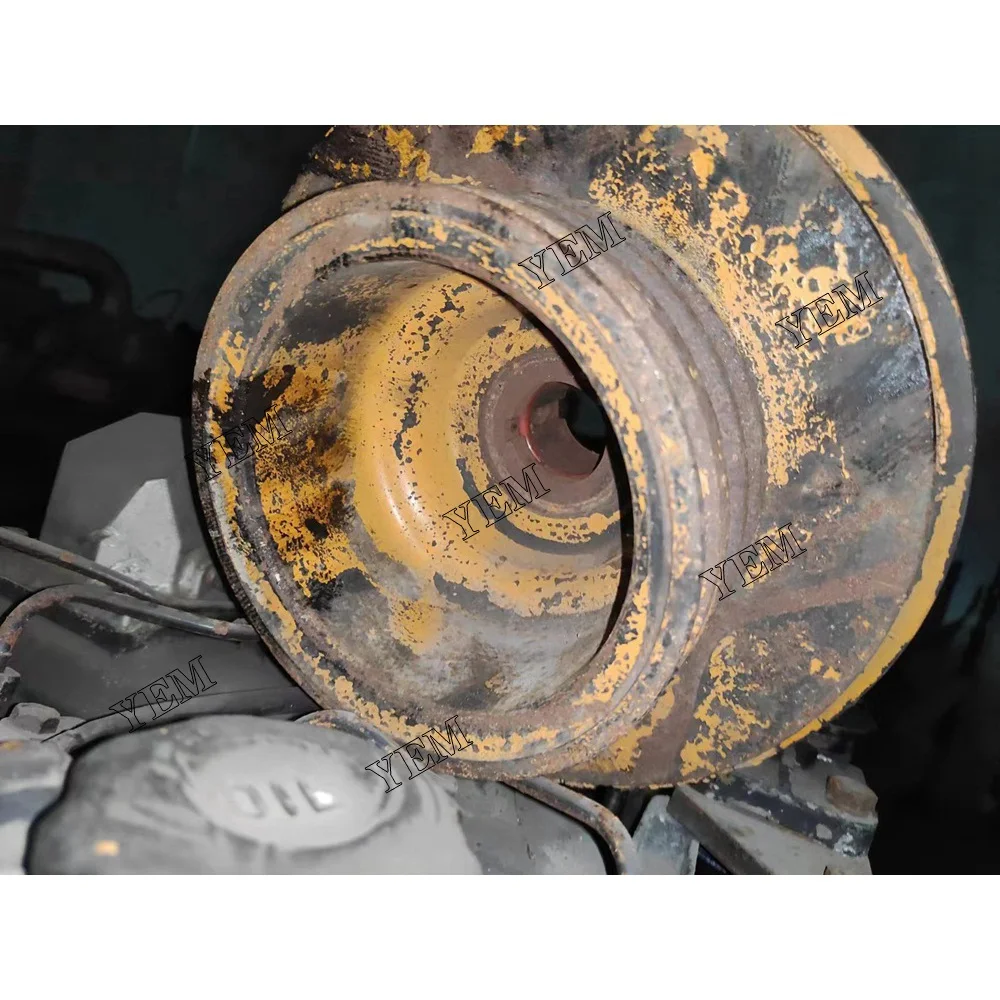 Used H06C Crankshaft Pulley for Hino Excavator Engine 3