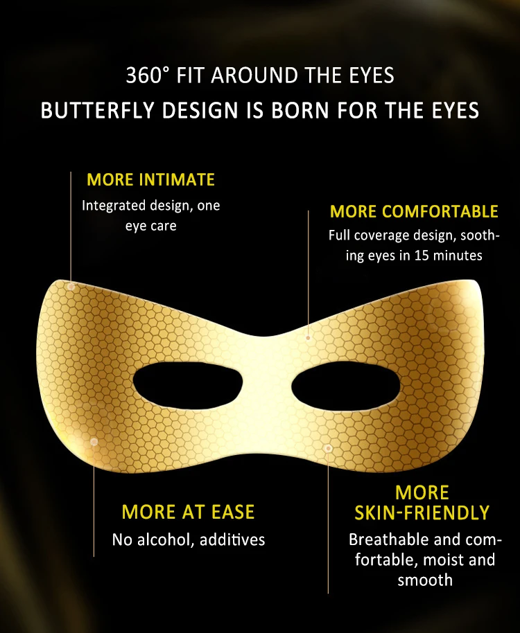 Seomou Oem/odm Anti Aging Anti Wrinkle Eye Gel Pads 24k Gold Collagen Patches Under The Eye