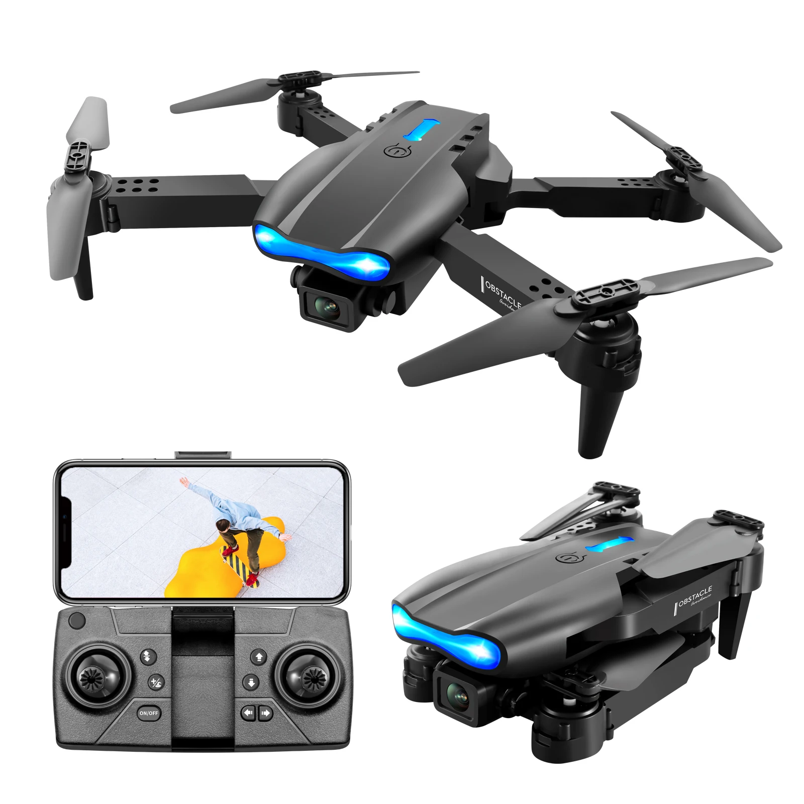 Mini Dron 3 Camaras 4k Evitacion Obstaculos con Ofertas en