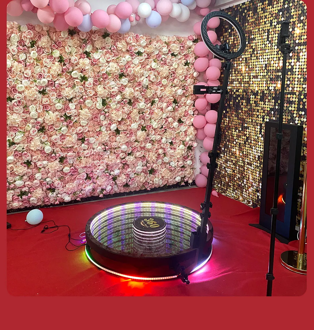 New 360 Photo Booth Enclosure 360 Camera Photo Booth With High Quality