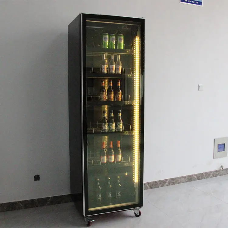 Cake Bread Pastry Display Refrigerator Wood Refrigerated Portable Wine Bottle Chiller Electric