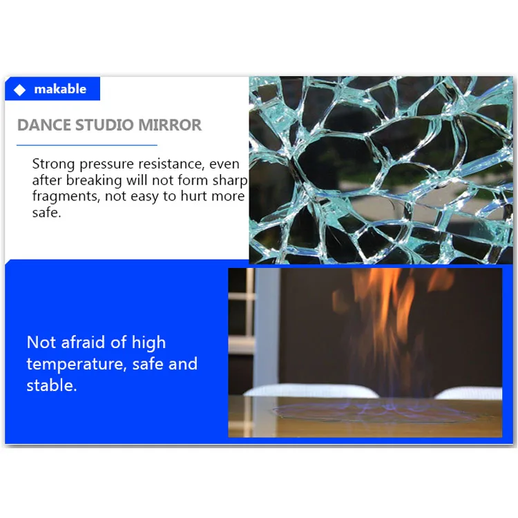 Производитель со стандартным индивидуальным защитным закаленным стеклом, нарезанным по размеру, стекло для настольного стекла