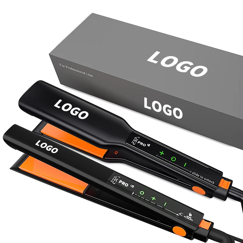 Высококачественный настраиваемый титановый утюжок для волос, электрический выпрямитель для волос на 450 градусов, производитель Planchas Para el Cabello