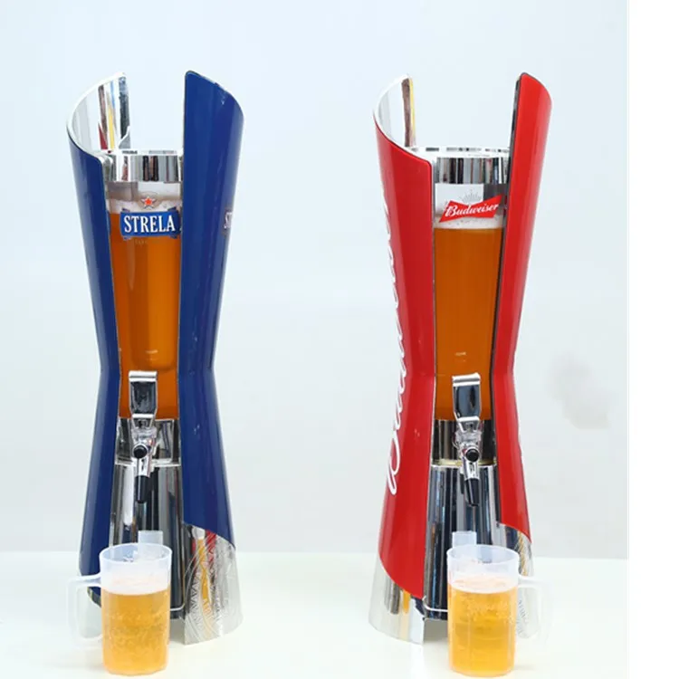 ビールタワー ディスペンサー 3L 5L ポータブル ドラフトビール