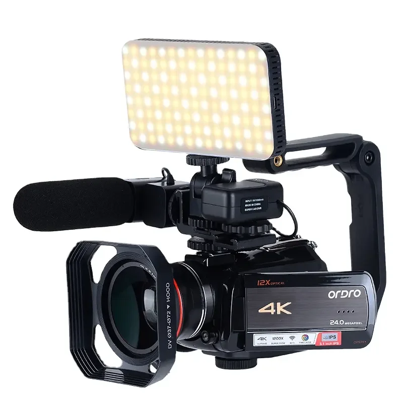 Professional Handheld HD DV SLR Digital Camcorder with 2.4 inch LCD 16.0 Mega pixels CMOS Sensor Camera