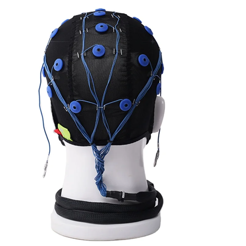 Greentek 20 Channel EEG Hat for Routine Clinical Brain Waves Electrode Headcap