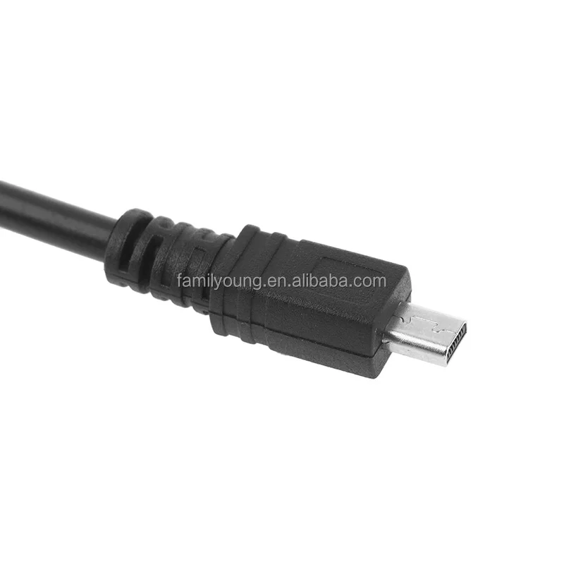 UC-E6 Digital Camera USB Data Cable Mini 8 Pin Data Cable for Nikon CoolPix Fuji Panasonic Olympus Sony 1.5M Ferrite Core