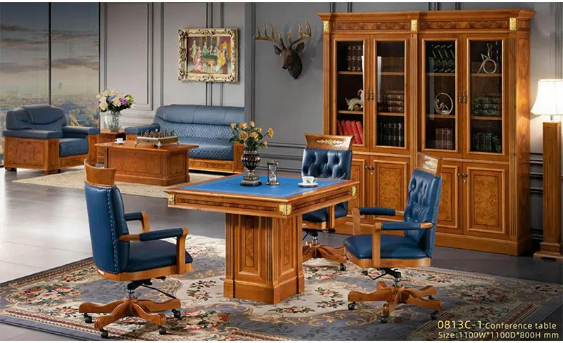 Designer High-end Quality Executive Classic Elegant Office Space Furniture Luxury Office Furniture
