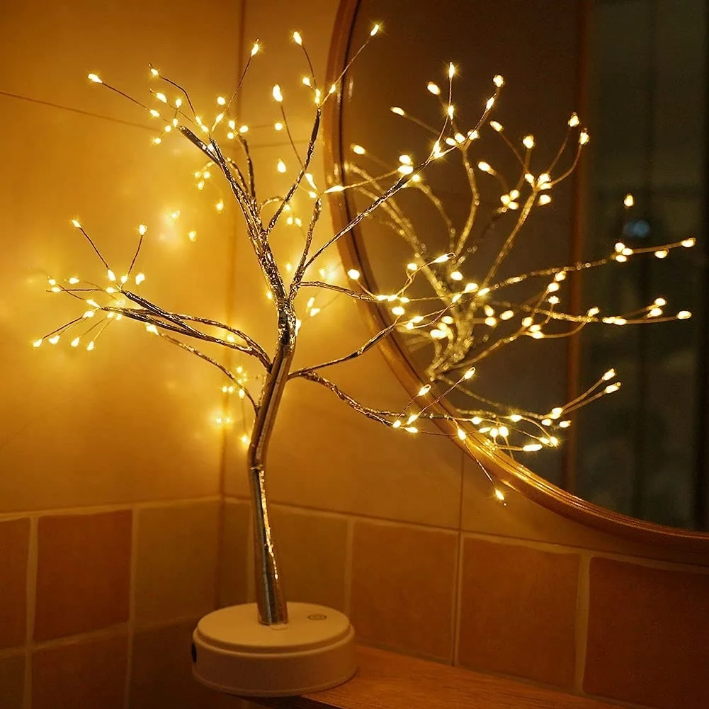 fairy desk table lamp christmas tree