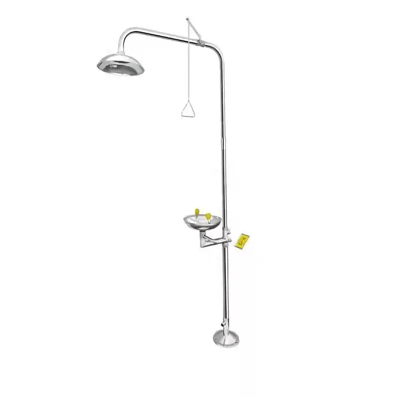 eyewash station Safety equipment Stainless Steel Safety Emergency safety shower with eyewash