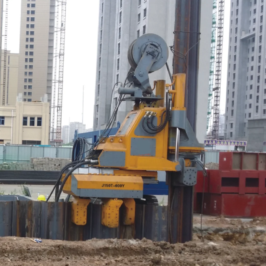 Multi-functional Pile Driver Sheet Piling Equipment Silent Piler for Sale