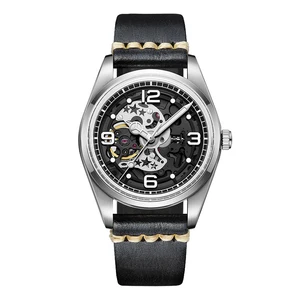 New Product Skeleton Automatic Wrist Watch Luxury Business Mechanical Watches for Men