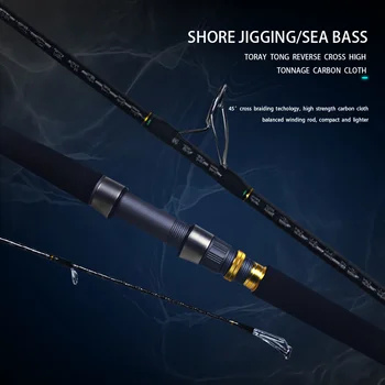 CHEERY High Carbon Saltwater Sea Bass Fishing Rods Light Slow Jigging Rod Shore Casting Spinning Lure Fishing Rods – Metal Jig – view 4