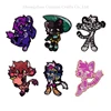 Cartoon style enamel pin