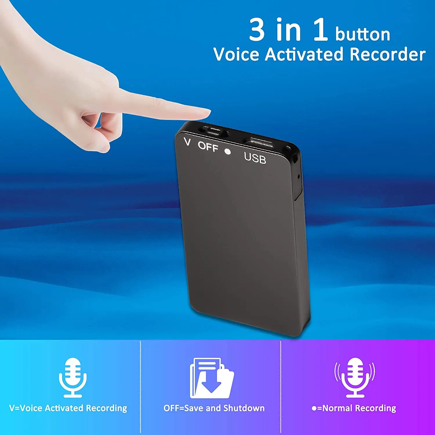 Patent Model L800 Voice Recording Devices Mini Card Shape MP3 Music Recorder Portable Small Voice Recorders