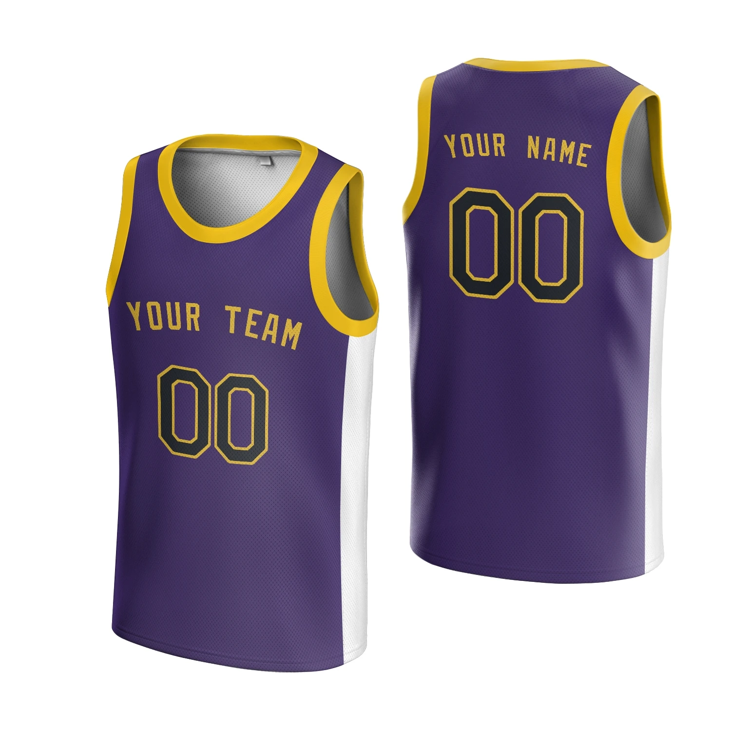 New Season American Basketball Sports Jersey Embroidered Cheap Laker