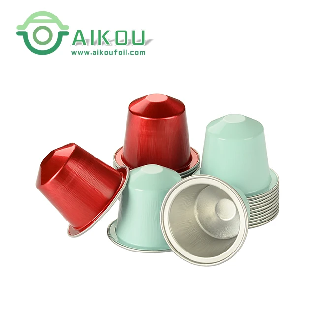 Алюминиевые капсулы для кофе эспрессо с наклейкой по заводской цене