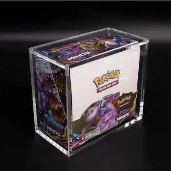 wholesale custom high quality box transparent acrylic customize collector booster box