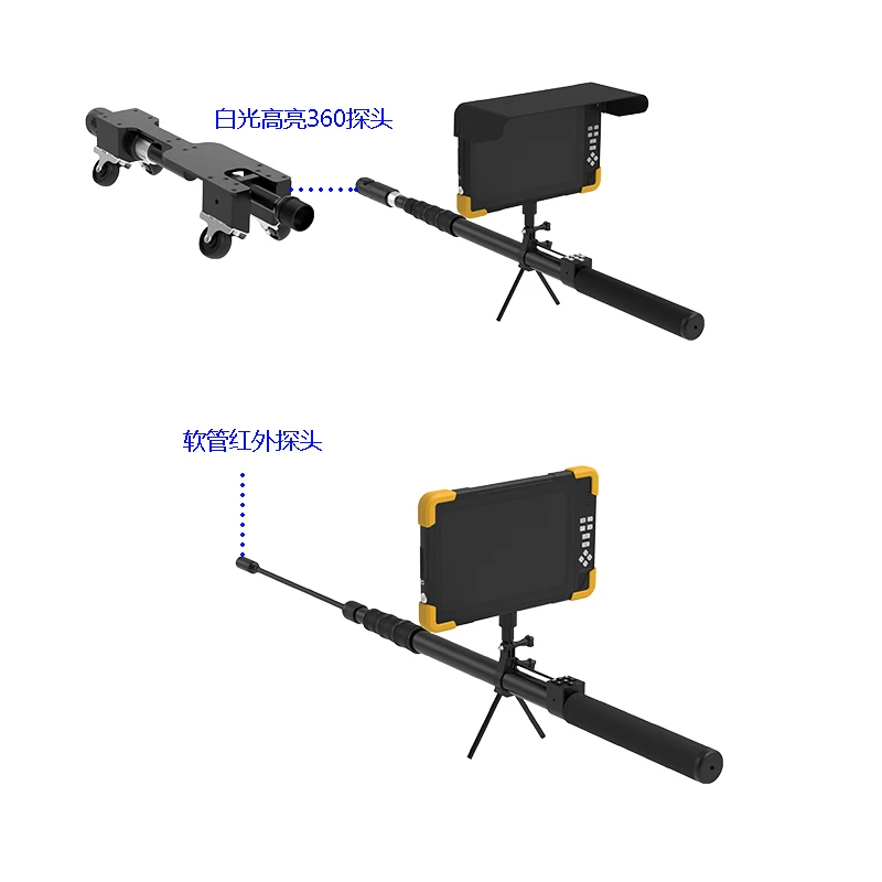 Portable 4K Wifi 360 Rotation Car Explorer Inspection Scanning  Camera System UVIS