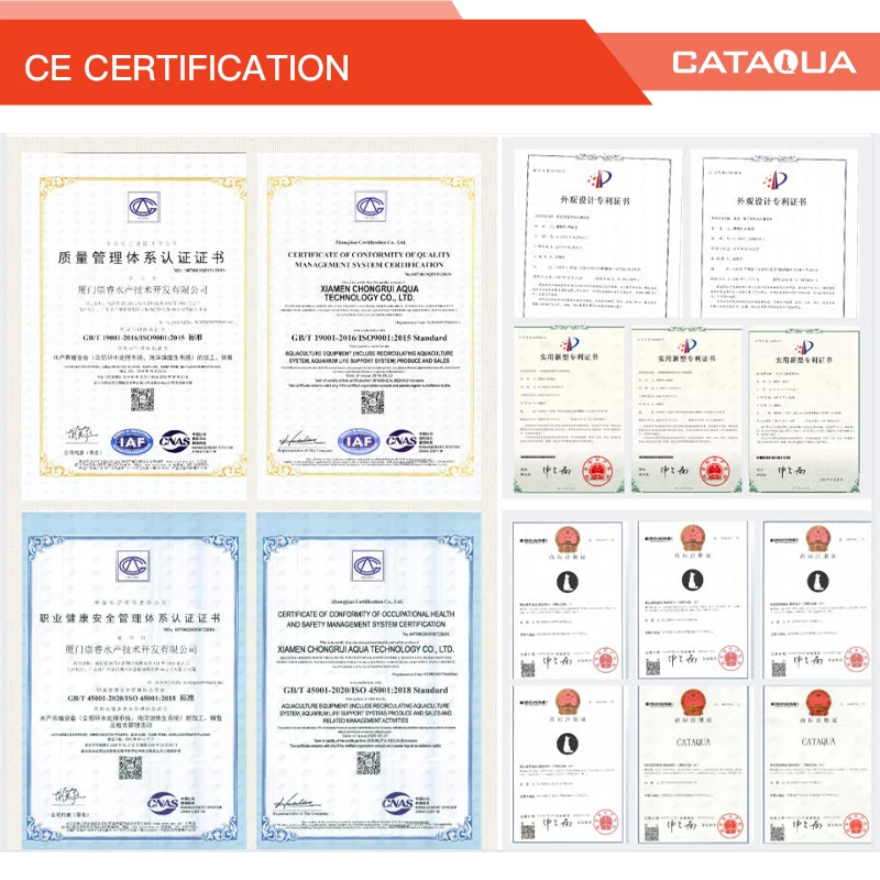 CATAQUA Ras Tilapia Fish Farming Equipment Recirculating Aquaculture System Price
