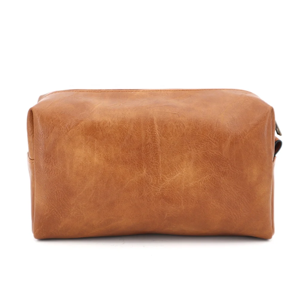 
Фабричный OEM косметичка из искусственной кожи, мужская сумка для туалетных принадлежностей, органайзер, косметичка с логотипом на заказ, кожаная сумка на молнии 