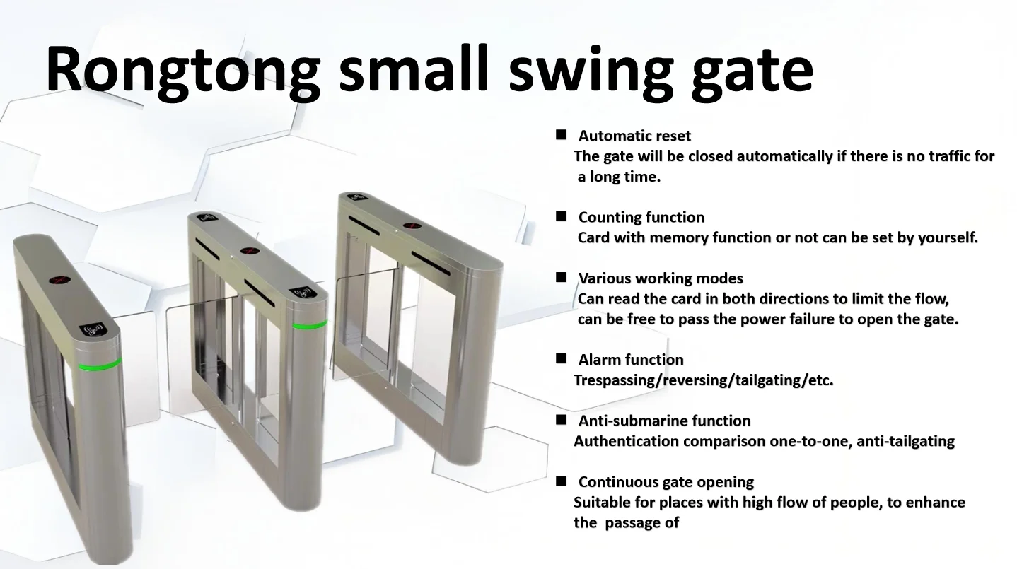 304ss QR Code Reader Access Control RFID Turnstile Gate