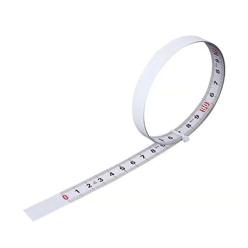 Stainless Steel Miter Track Tape Measure Self Adhesive Metric Scale Ruler Tool 