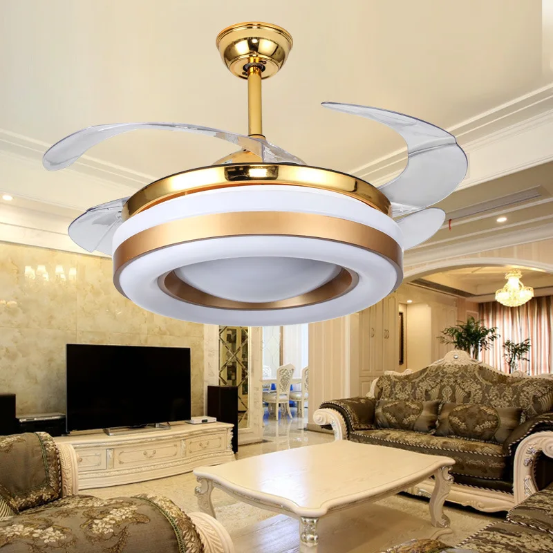 42 Inch Modern Ceiling Fan with Lights Ceiling Fan With Remote Control