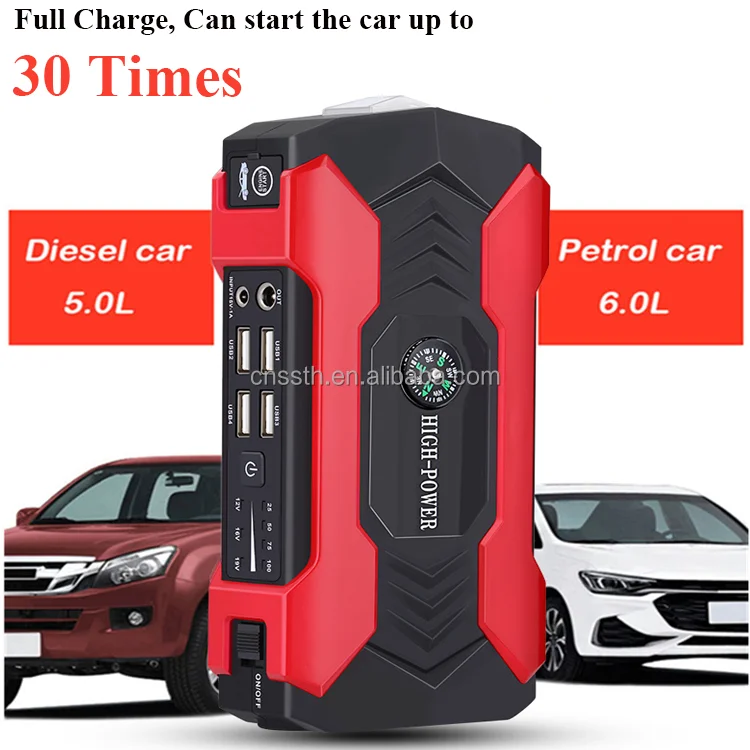 Emergency Car Jump Starter Kit Car Battery Jump Starter 12v 28000mah High Power Car Jump Starter 7976