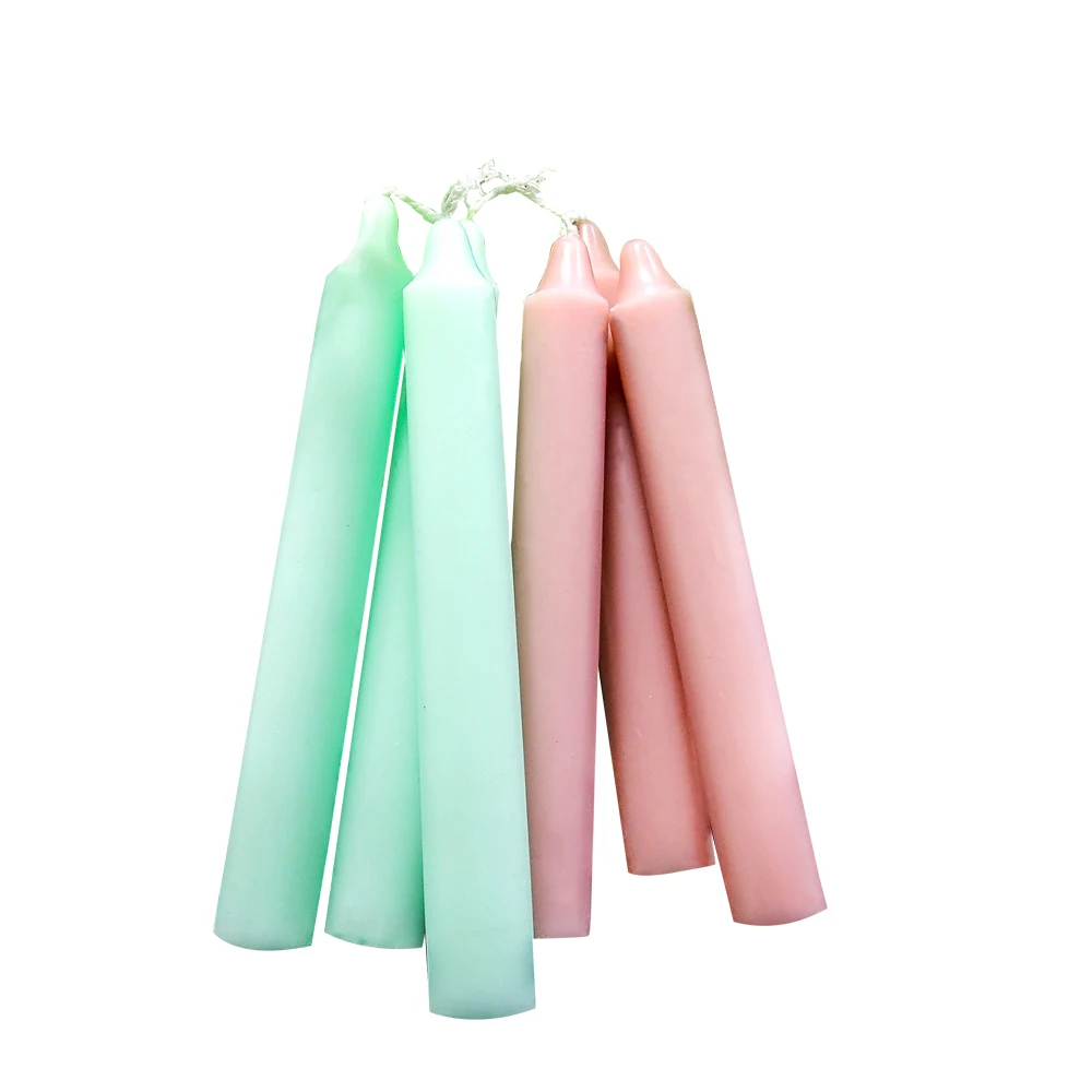 Оптовая цена небольшие многоцветные 40 упаковок ритуальные заклинания колокольные свечи для свадьбы дня рождения