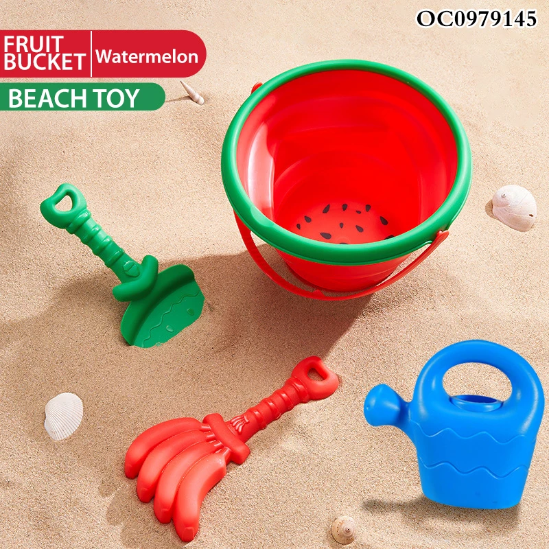 Eymobad Lot de 11 jouets de plage pour enfants avec seau pliable et portable, pelle, râteau à sable, moules à sable, amusants jouets d'été d'extérieur pour garçons et filles - Bleu