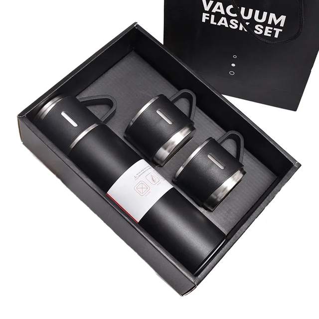 Hot Sale 304 Stainless Steel Coffee Mug Thermos Bottle Portable Flask Carafe Vacuum Insulated Bottle Gift Set