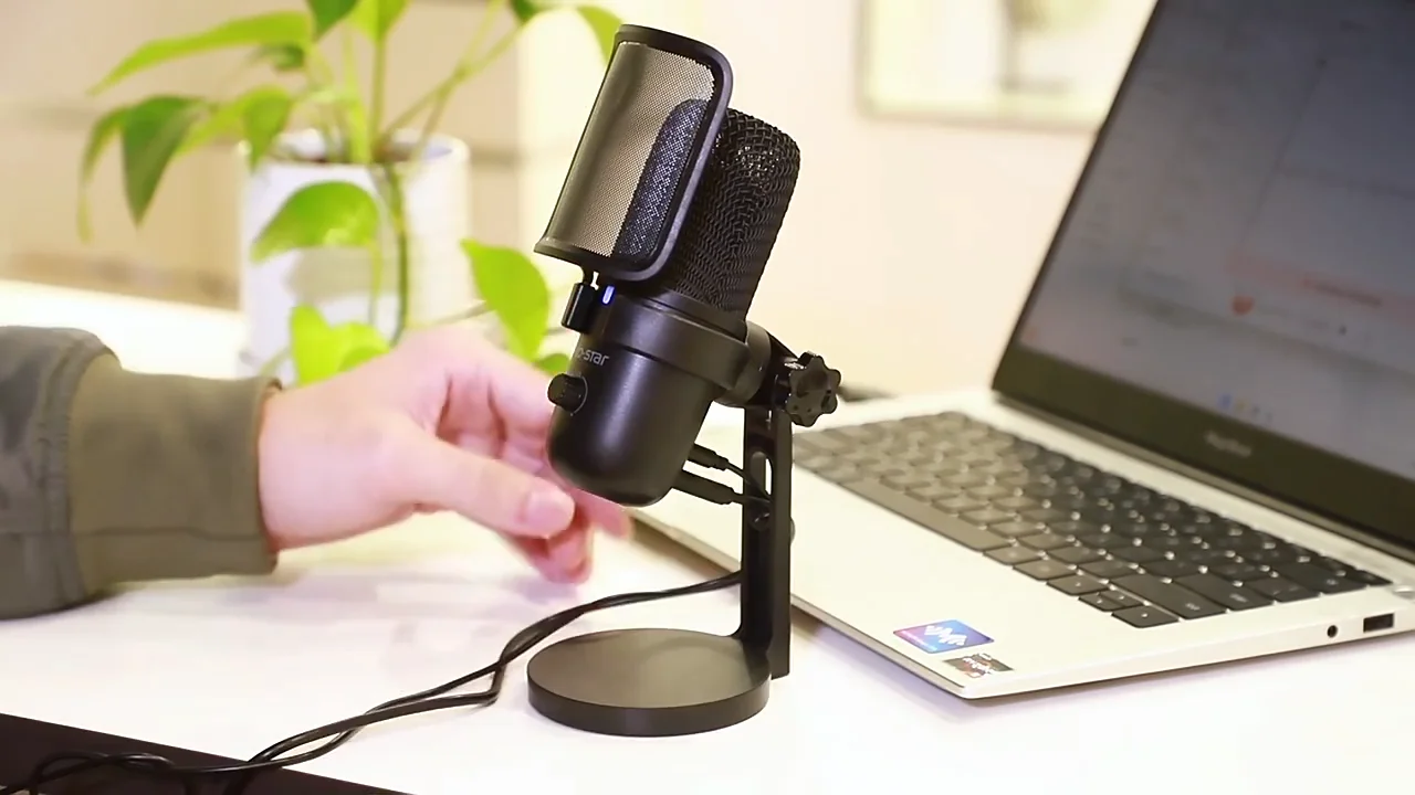 Interview Bone Conduction Microphone Condenser Microphone Professional