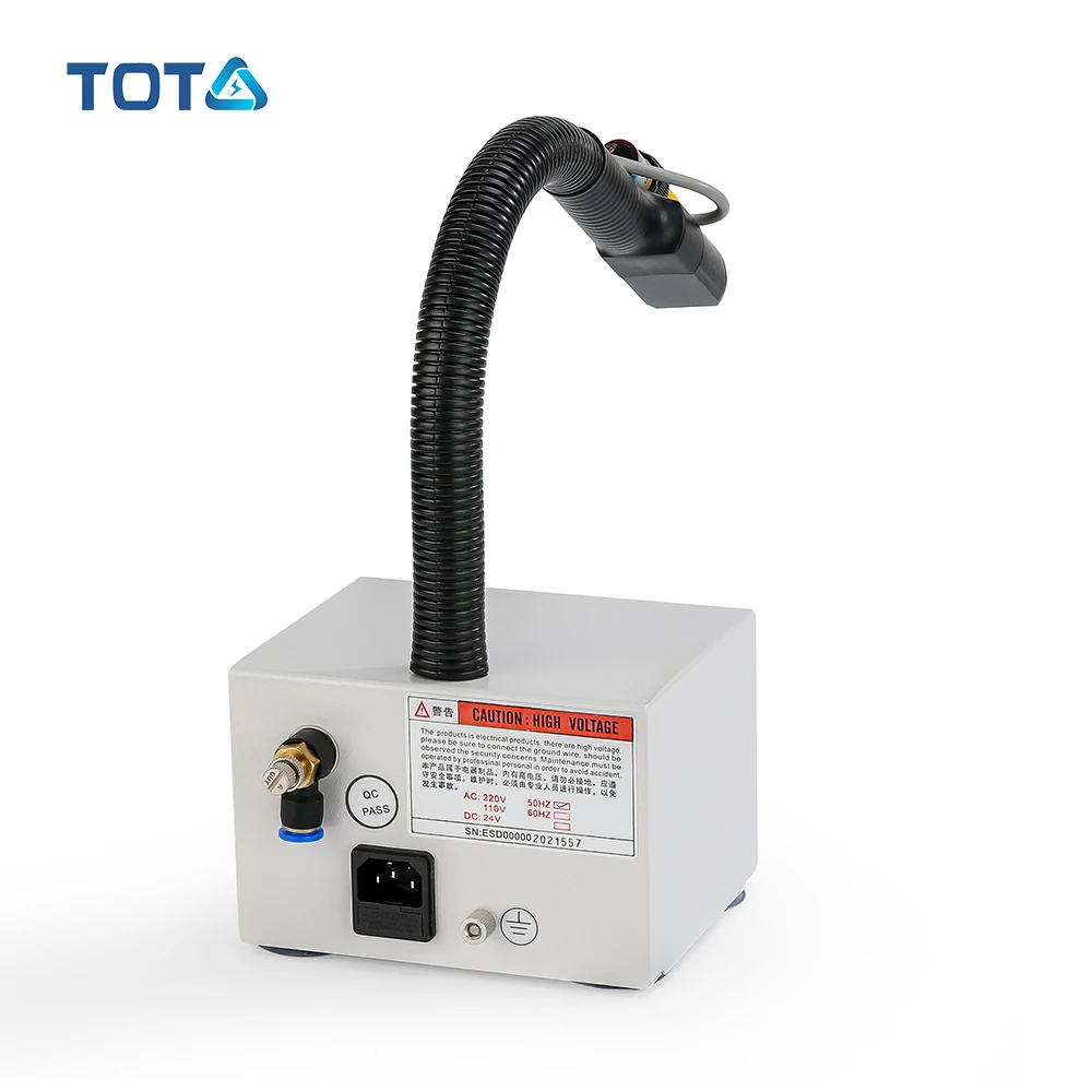 Ionizing Air Snake Nozzle Anti Static Gun Industrial Electrostatic Eliminator ESD Ionizer Ion Wind Sankes Eliminate Static USA S