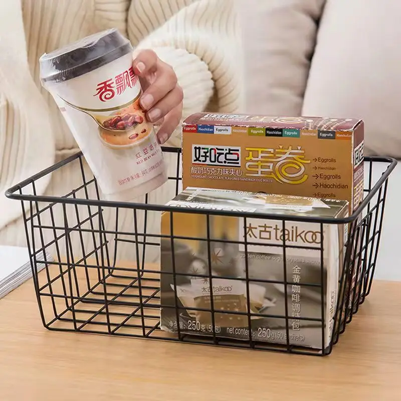 Square Wire Mesh Container Vegetable Mesh Storage Baskets