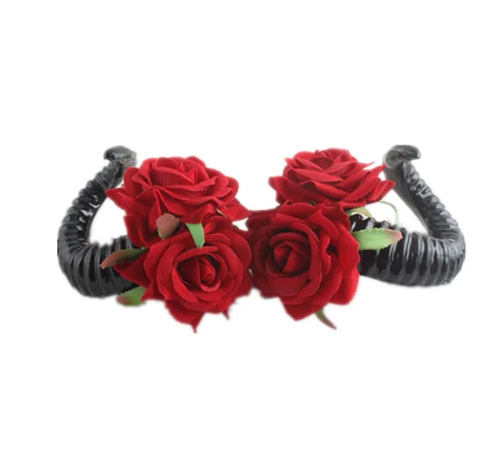 Halloween gifts flower skull headbands for Halloween party.png