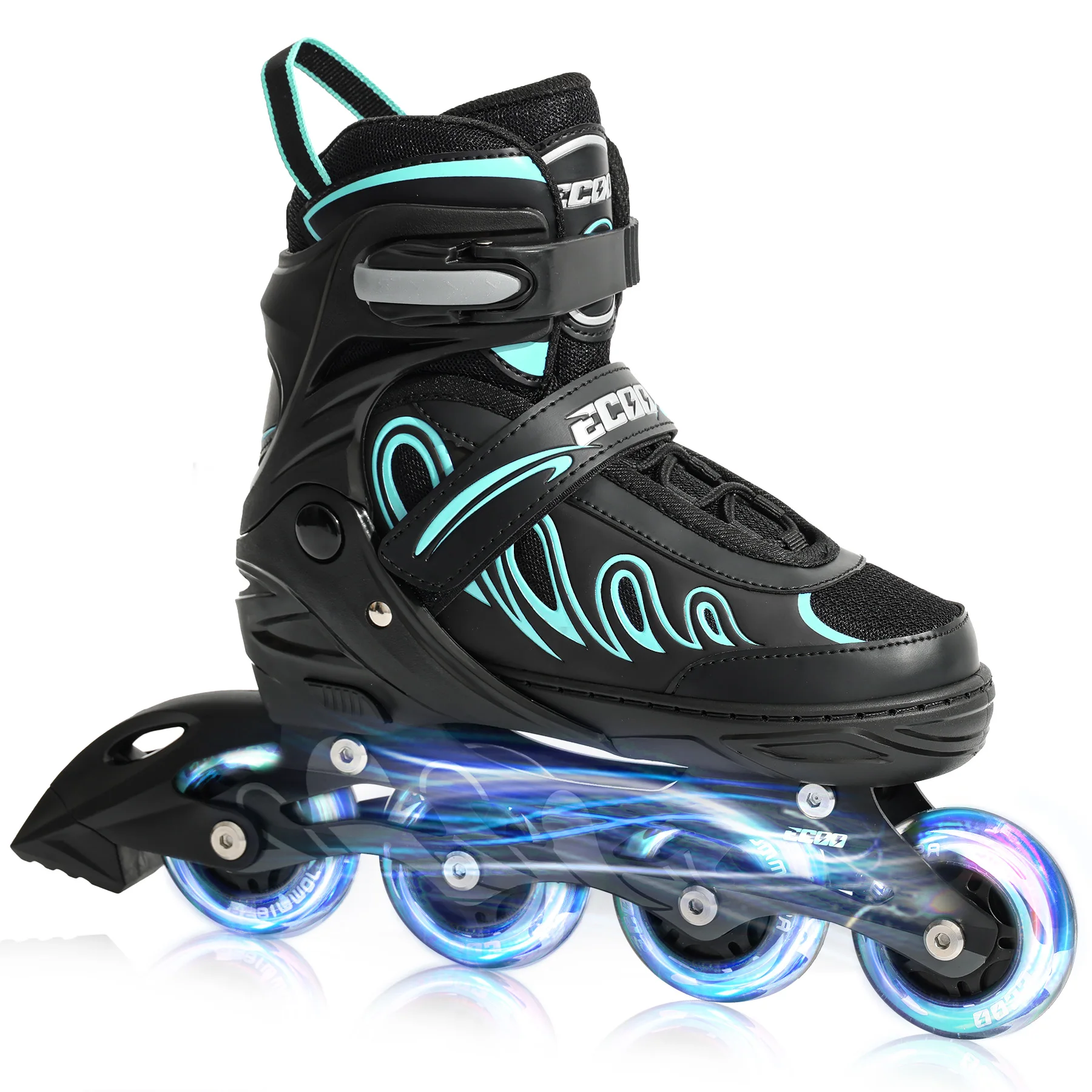 PAPAISON 4 Flashing PU Wheels High Quality  Purple Color No MOQ Adults Inline Skates Roller