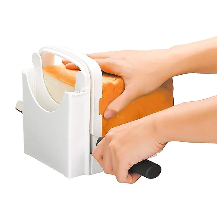 Adjustable Bread Cutting Guide Foldable Loaf Toast Slicer Manual Bread  Cutting Household Kitchen Baking Tools - AliExpress