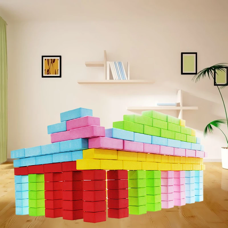 Eva Foam Building Bloicks Educational Toys For Kids Big Foam Diy